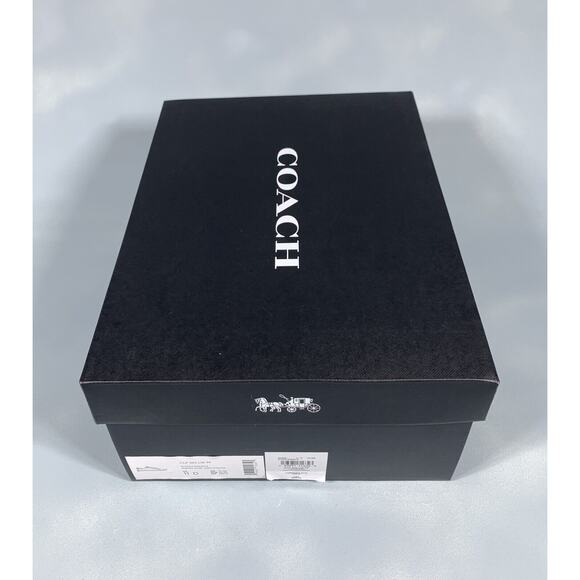 $168 Coach Clip Signature Low Top Sneaker Khaki Saddle G4949 Men's Size 11 - Picture 9 of 10